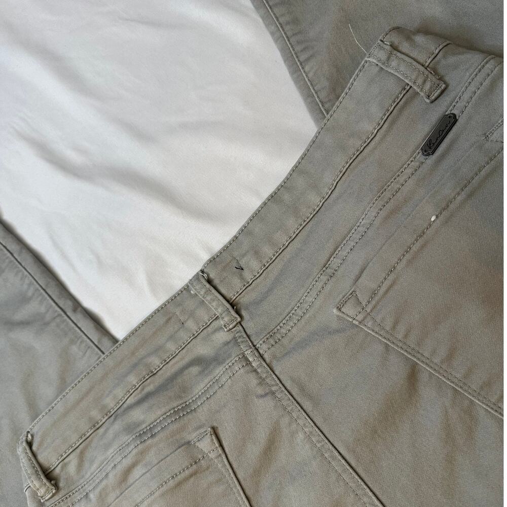 KanCan Jeans Womens Tan Denim Moto Straight Stretch Slim 13/30 - Picture 5 of 8